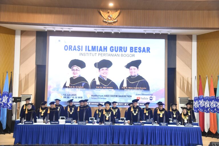 Tiga Guru Besar Baru IPB Gagas Terobosan untuk Ketahanan Pangan dan Kesehatan Berkelanjutan